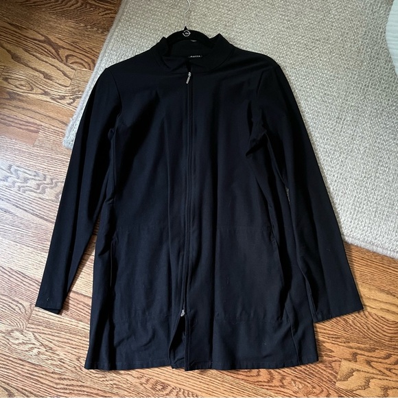 Eileen Fisher Black Sport Jacket Sz. S - Picture 1 of 7